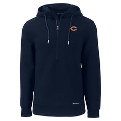 Chicago Bears Cutter & Buck Roam Eco Recycled Half-Zip Hoodie | NFL Discount