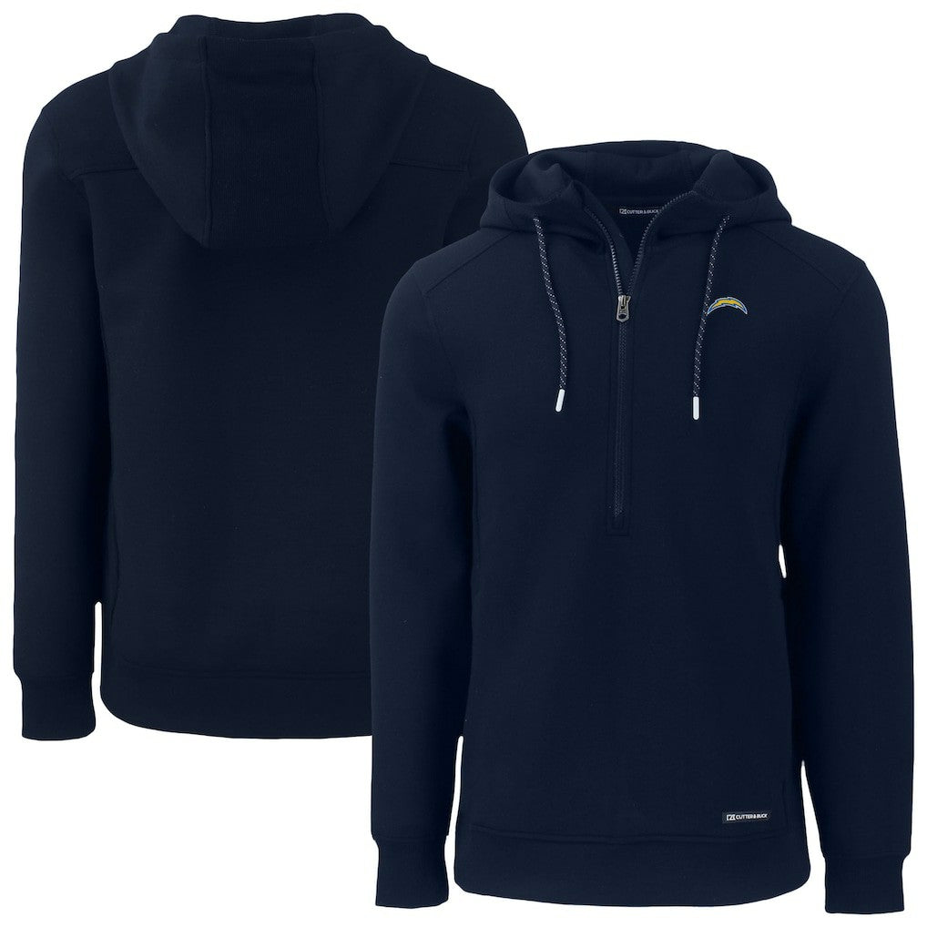 Los Angeles Chargers Cutter & Buck Roam Eco Recycled Half-Zip Hoodie | NFL Near me
