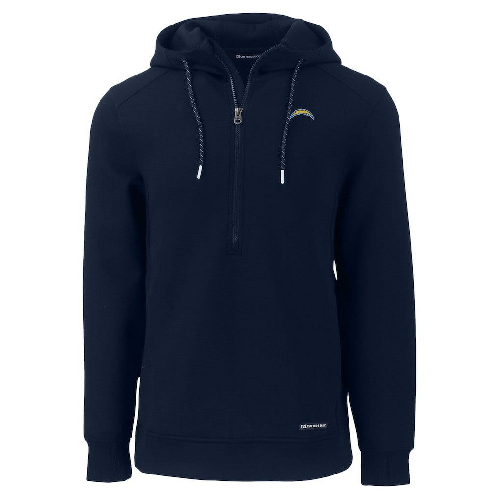 Los Angeles Chargers Cutter & Buck Roam Eco Recycled Half-Zip Hoodie | NFL Near me