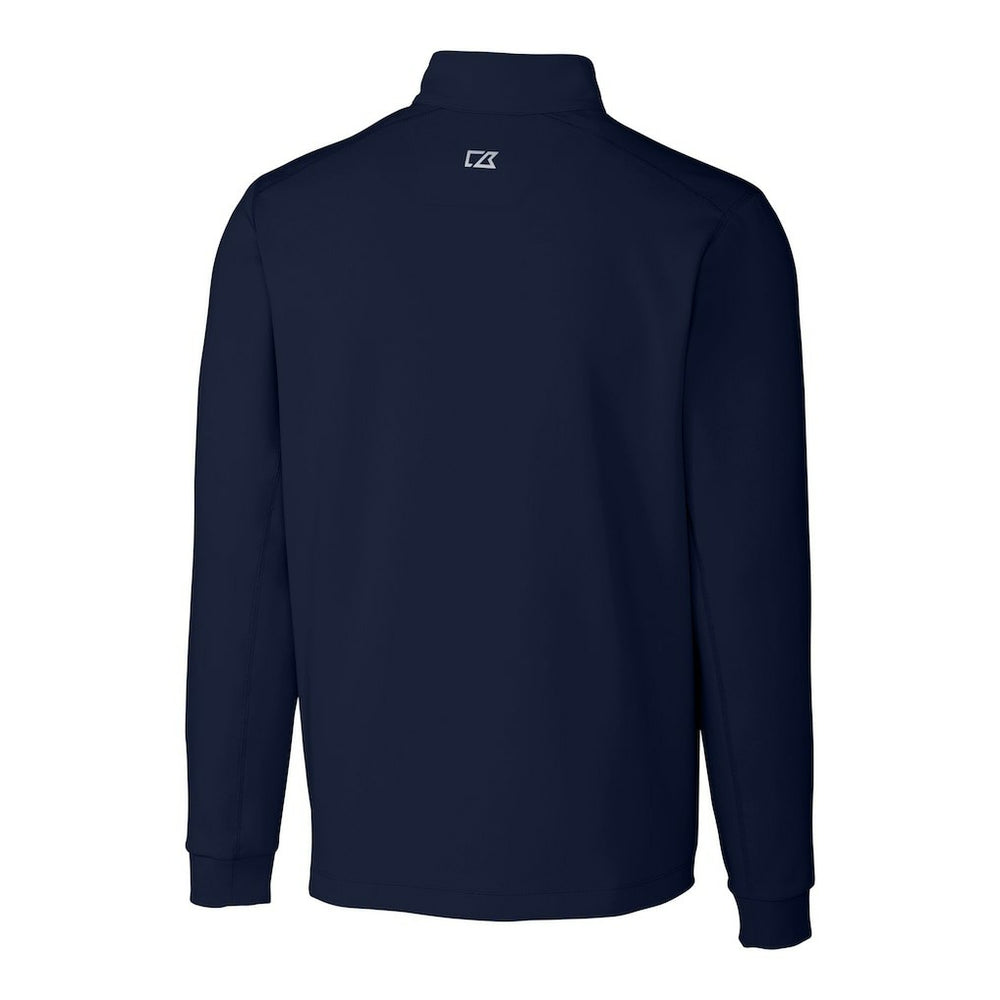 Buffalo Bills Cutter & Buck Big & Tall Traverse Eco Tri-Blend DryTec Quarter-Zip Jacket | NFL On sale