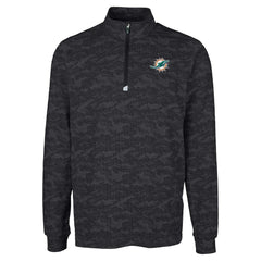 Miami Dolphins Cutter & Buck Big & Tall Traverse Eco Camo Tri-Blend DryTec Quarter-Zip Jacket | NFL Near me