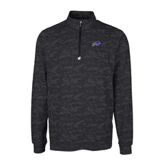 Buffalo Bills Cutter & Buck Big & Tall Traverse Eco Camo Tri-Blend DryTec Quarter-Zip Jacket | NFL On sale