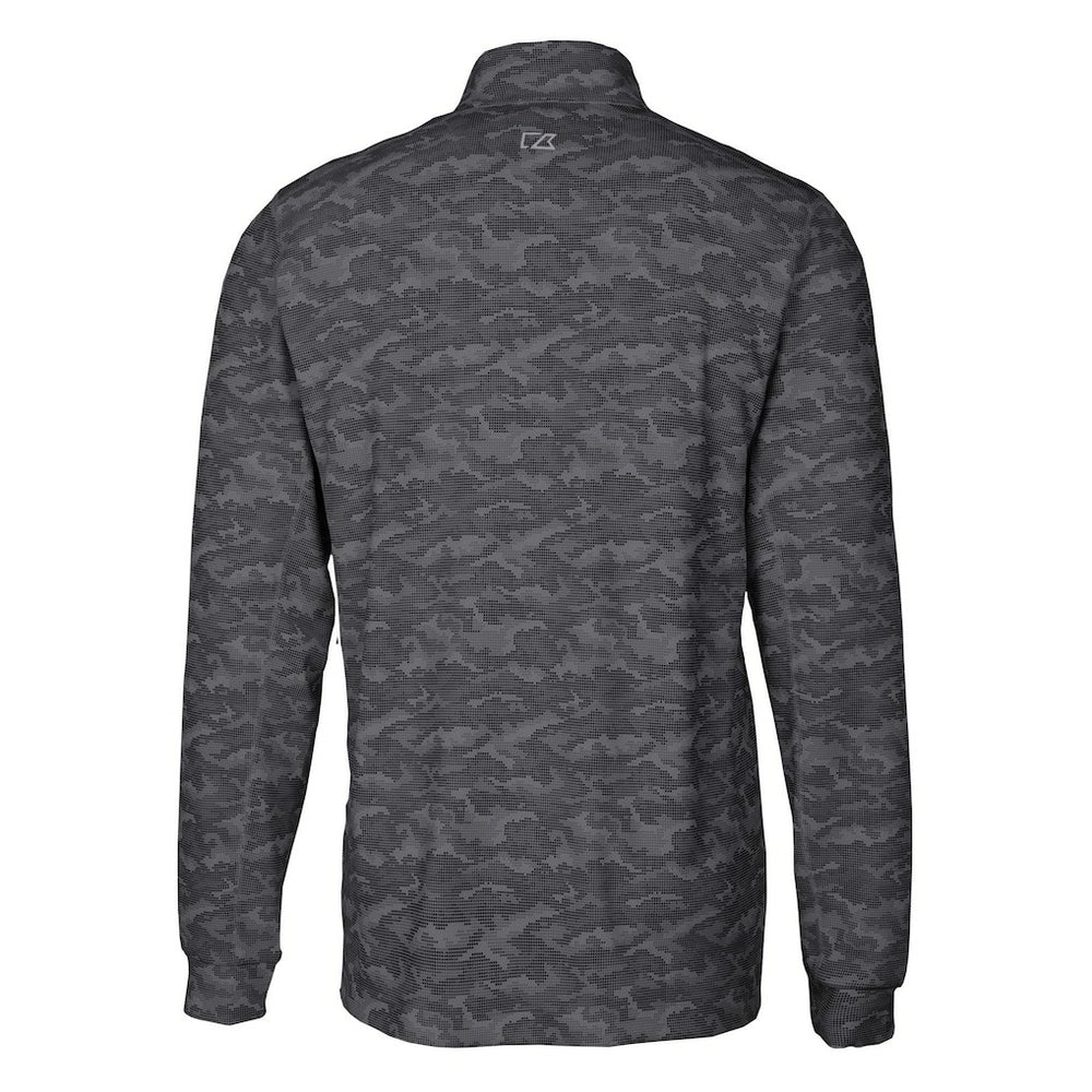 Buffalo Bills Cutter & Buck Big & Tall Traverse Eco Camo Tri-Blend DryTec Quarter-Zip Jacket | NFL On sale