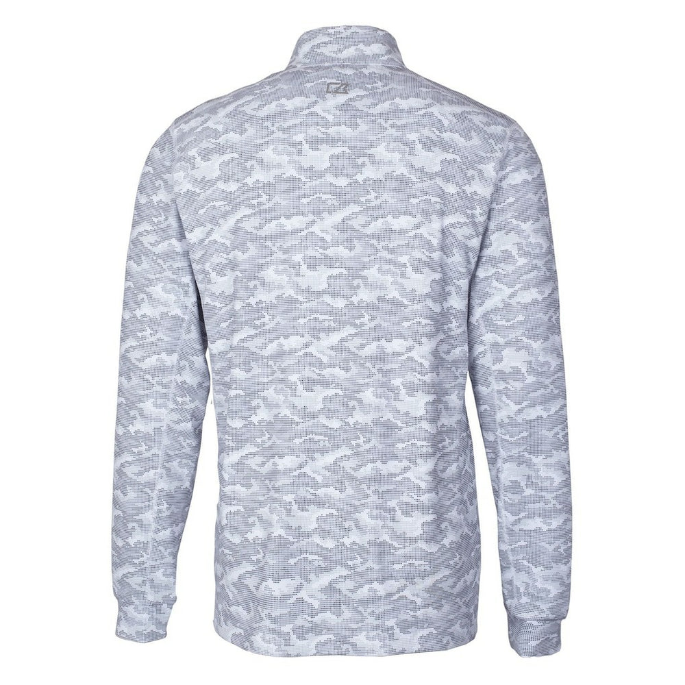 Minnesota Vikings Cutter & Buck Big & Tall Traverse Eco Camo Tri-Blend DryTec Quarter-Zip Jacket | NFL Discount