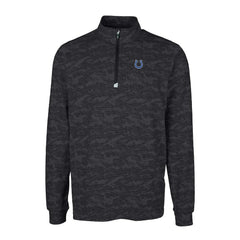 Indianapolis Colts Cutter & Buck Big & Tall Traverse Eco Camo Tri-Blend DryTec Quarter-Zip Jacket | NFL Sale