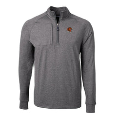 Cincinnati Bengals Cutter & Buck Big & Tall Adapt Eco Raglan Quarter-Zip Jacket | NFL New