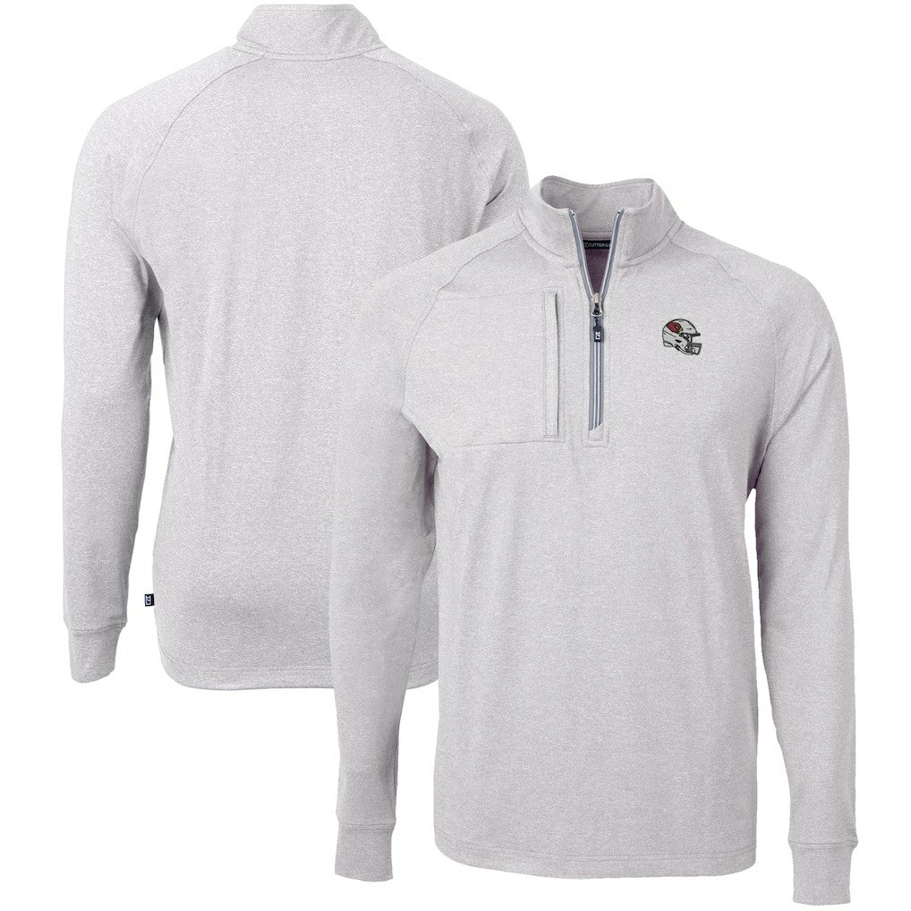 Arizona Cardinals Cutter & Buck Big & Tall Adapt Eco Raglan Quarter-Zip Jacket | NFL Discount