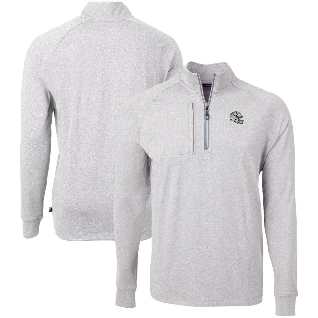 Indianapolis Colts Cutter & Buck Big & Tall Adapt Eco Raglan Quarter-Zip Jacket | NFL New