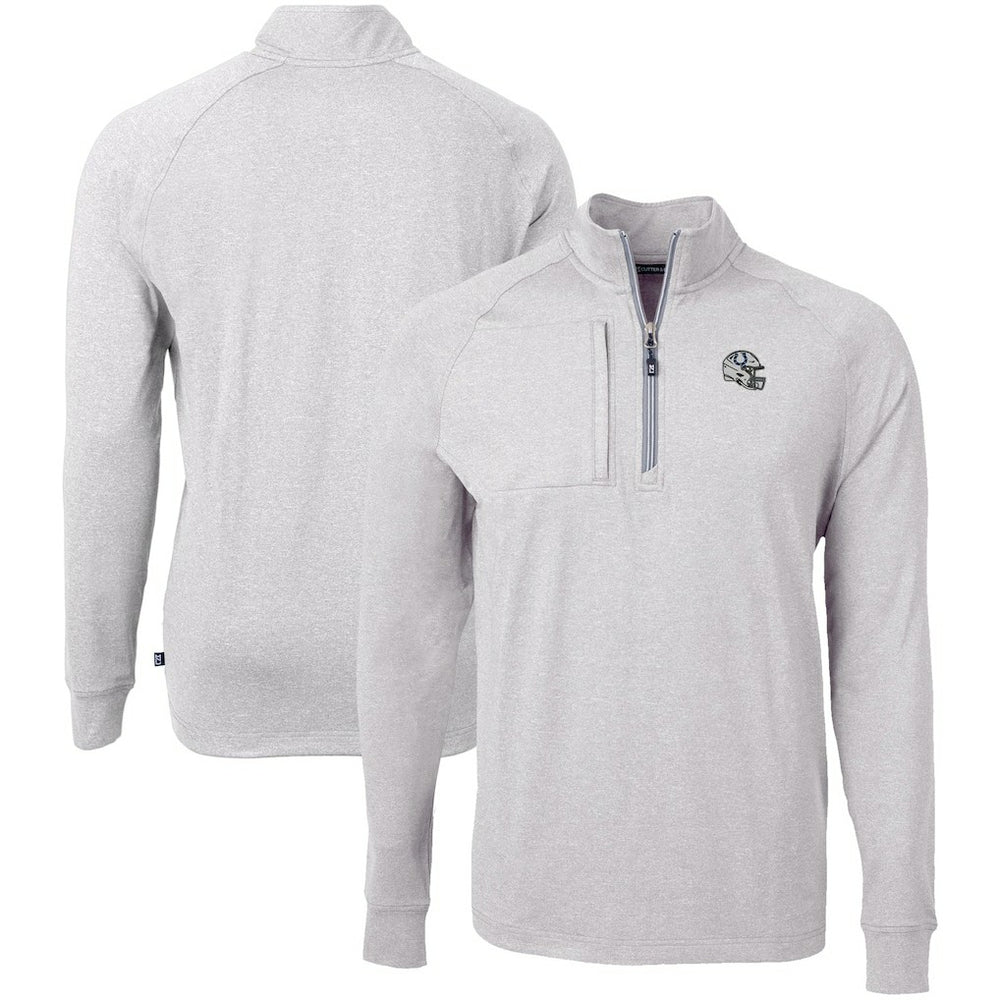Indianapolis Colts Cutter & Buck Big & Tall Adapt Eco Raglan Quarter-Zip Jacket | NFL New