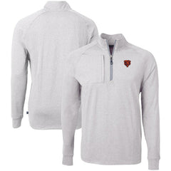 Chicago Bears Cutter & Buck Big & Tall Adapt Eco Raglan Quarter-Zip Jacket | NFL Online