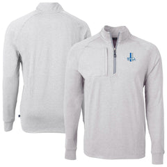Detroit Lions Cutter & Buck Big & Tall Adapt Eco Raglan Quarter-Zip Jacket | NFL Online