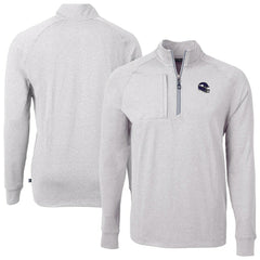 Minnesota Vikings Cutter & Buck Big & Tall Adapt Eco Raglan Quarter-Zip Jacket | NFL Discount