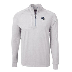 New York Giants Cutter & Buck Big & Tall Adapt Eco Raglan Quarter-Zip Jacket | NFL On sale