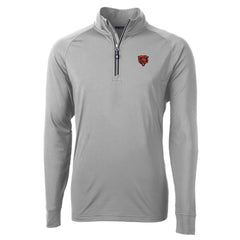 Chicago Bears Cutter & Buck Big & Tall Adapt Eco DryTec Raglan Quarter-Zip Jacket | NFL On sale