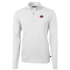 San Francisco 49ers Cutter & Buck Big & Tall Virtue Eco Pique Quarter-Zip Jacket | NFL New