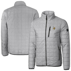Minnesota Vikings Cutter & Buck Big & Tall Rainier PrimaLoft Eco Insulated Full-Zip Hoodie Puffer Jacket | NFL New