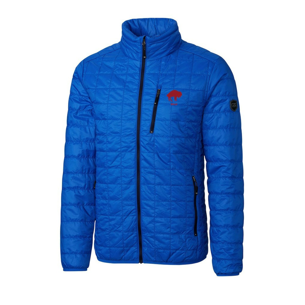 Buffalo Bills Cutter & Buck Big & Tall Rainier PrimaLoft Eco Insulated Full-Zip Puffer Jacket | NFL Online