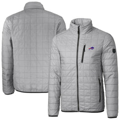 Buffalo Bills Cutter & Buck Big & Tall Rainier PrimaLoft Eco Insulated Full-Zip Hoodie Puffer Jacket | NFL US