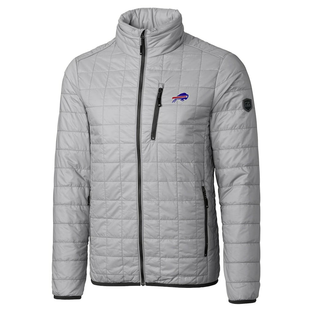 Buffalo Bills Cutter & Buck Big & Tall Rainier PrimaLoft Eco Insulated Full-Zip Hoodie Puffer Jacket | NFL US