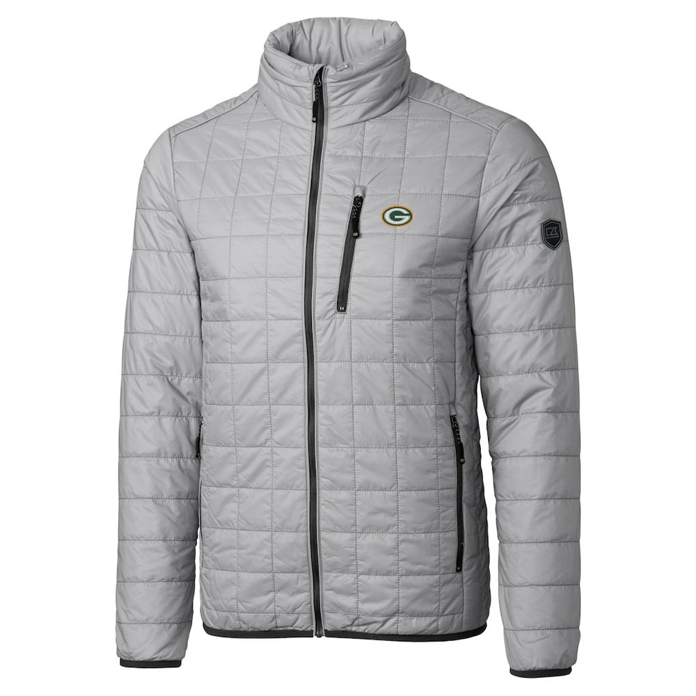 Green Bay Packers Cutter & Buck Big & Tall Rainier PrimaLoft Eco Insulated Full-Zip Hoodie Puffer Jacket | NFL US