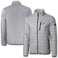 Kansas City Chiefs Cutter & Buck Big & Tall Rainier PrimaLoft Eco Insulated Full-Zip Hoodie Puffer Jacket | NFL Outlet