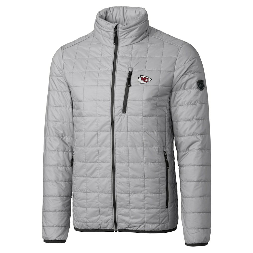 Kansas City Chiefs Cutter & Buck Big & Tall Rainier PrimaLoft Eco Insulated Full-Zip Hoodie Puffer Jacket | NFL Outlet