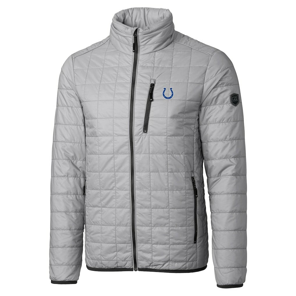 Indianapolis Colts Cutter & Buck Big & Tall Rainier PrimaLoft Eco Insulated Full-Zip Hoodie Puffer Jacket | NFL Online