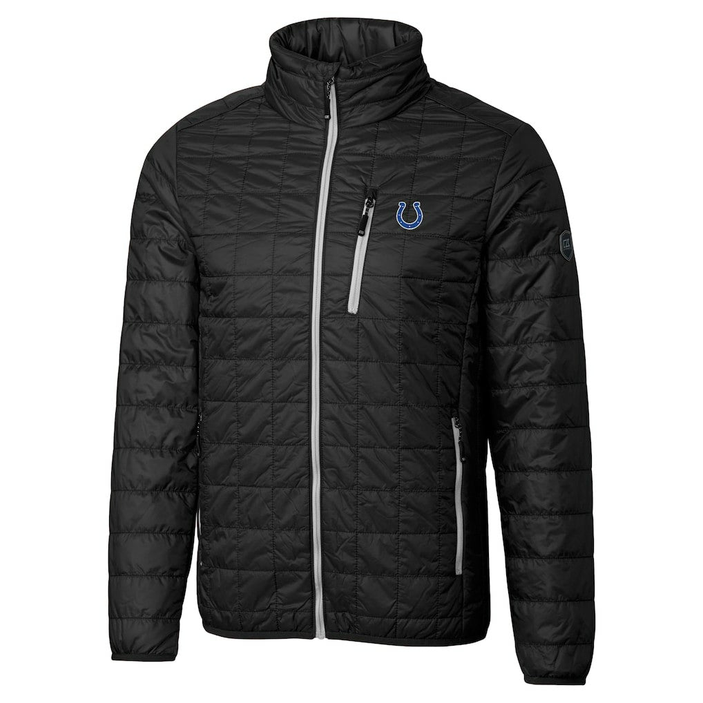 Indianapolis Colts Cutter & Buck Big & Tall Rainier PrimaLoft Eco Insulated Full-Zip Hoodie Puffer Jacket | NFL Online