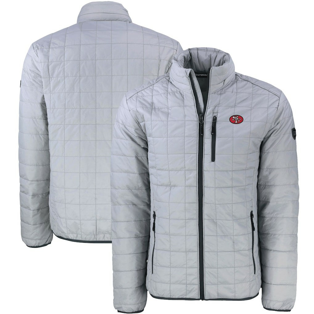 San Francisco 49ers Cutter & Buck Big & Tall Rainier PrimaLoft Eco Insulated Full-Zip Puffer Jacket | NFL Sale