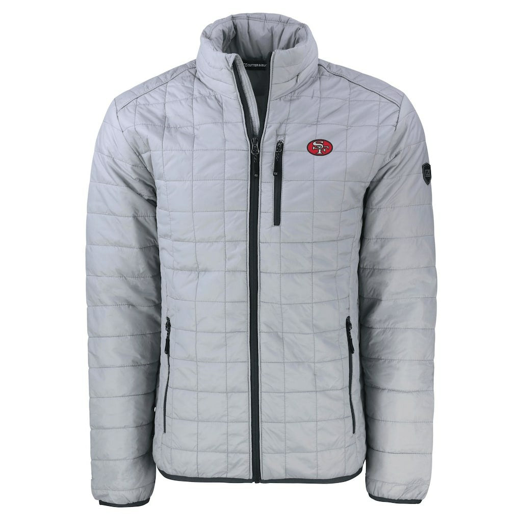San Francisco 49ers Cutter & Buck Big & Tall Rainier PrimaLoft Eco Insulated Full-Zip Puffer Jacket | NFL Sale