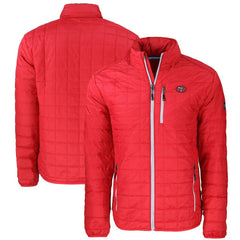 San Francisco 49ers Cutter & Buck Big & Tall Rainier PrimaLoft Eco Insulated Full-Zip Puffer Jacket | NFL Hot