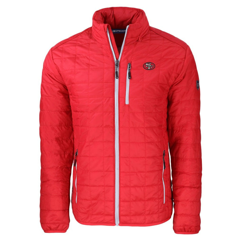 San Francisco 49ers Cutter & Buck Big & Tall Rainier PrimaLoft Eco Insulated Full-Zip Puffer Jacket | NFL Hot