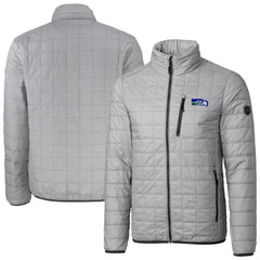 Seattle Seahawks Cutter & Buck Big & Tall Rainier PrimaLoft Eco Insulated Full-Zip Puffer Jacket | NFL Sale