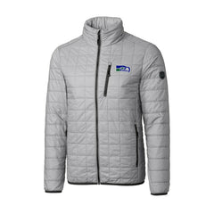 Seattle Seahawks Cutter & Buck Big & Tall Rainier PrimaLoft Eco Insulated Full-Zip Puffer Jacket | NFL Sale