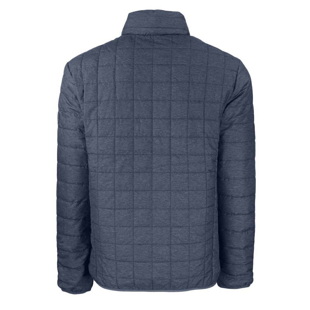 Buffalo Bills Cutter & Buck Big & Tall Rainier PrimaLoft Eco Insulated Full-Zip Hoodie Puffer Jacket | NFL Discount