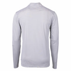 Denver Broncos Cutter & Buck Big & Tall Virtue Eco Pique Micro Stripe Tri-Blend Quarter-Zip Jacket | NFL Online