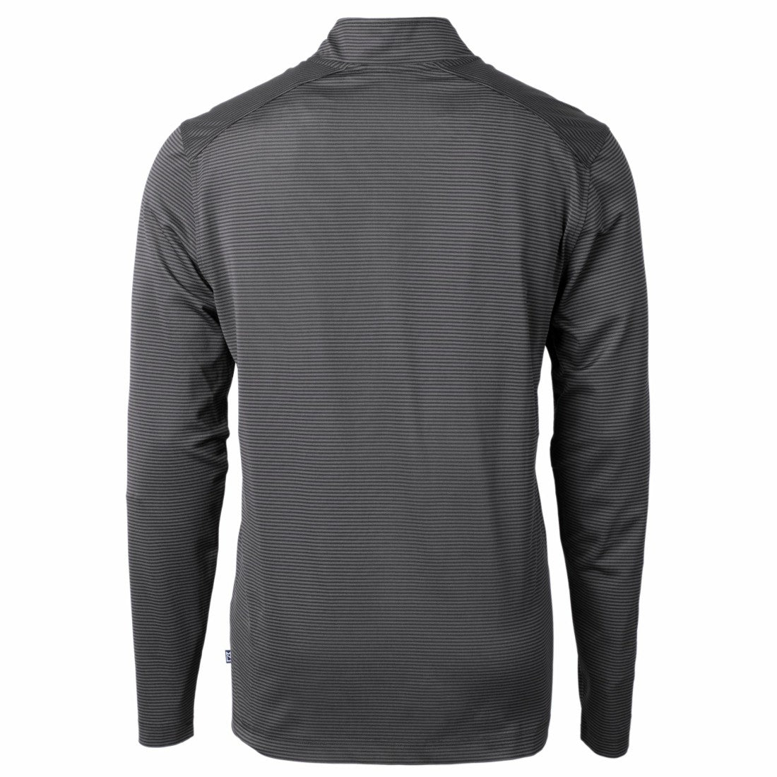 Detroit Lions Cutter & Buck Big & Tall Virtue Eco Pique Micro Stripe Tri-Blend Quarter-Zip Jacket | NFL Online