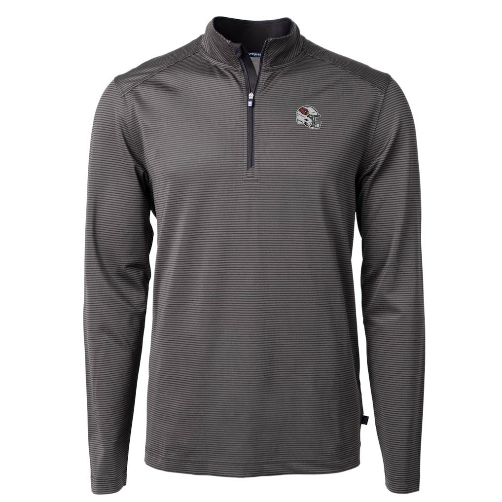 Arizona Cardinals Cutter & Buck Big & Tall Virtue Eco Pique Micro Stripe Tri-Blend Quarter-Zip Jacket | NFL Near me