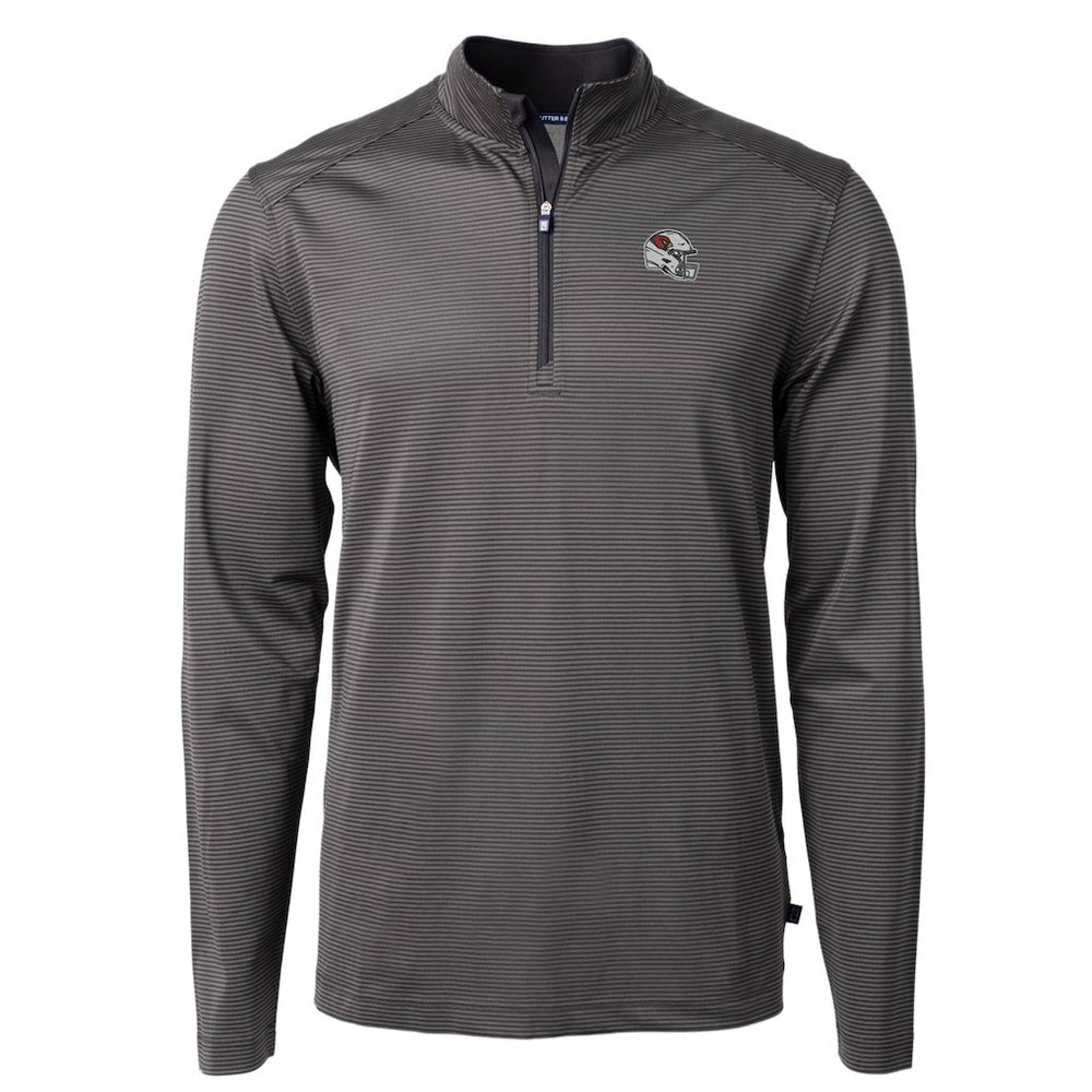 Arizona Cardinals Cutter & Buck Big & Tall Virtue Eco Pique Micro Stripe Tri-Blend Quarter-Zip Jacket | NFL Near me