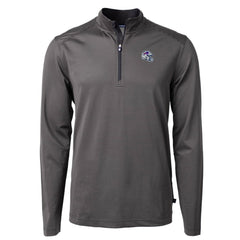 Buffalo Bills Cutter & Buck Big & Tall Virtue Eco Pique Micro Stripe Tri-Blend Quarter-Zip Jacket | NFL Online