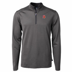 Tampa Bay Buccaneers Cutter & Buck Big & Tall Virtue Eco Pique Micro Stripe Tri-Blend Quarter-Zip Jacket | NFL Sale