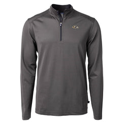 Baltimore Ravens Cutter & Buck Big & Tall Virtue Eco Pique Micro Stripe Tri-Blend Quarter-Zip Jacket | NFL Near me