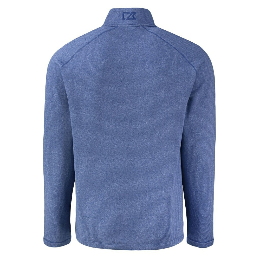 Buffalo Bills Cutter & Buck Peshastin Eco Fleece Tri-Blend Raglan Recycled Quarter-Zip Jacket | NFL On sale