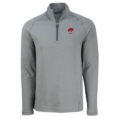 Buffalo Bills Cutter & Buck Peshastin Eco Fleece Tri-Blend Raglan Recycled Quarter-Zip Jacket | NFL Outlet