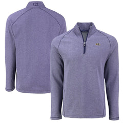 Baltimore Ravens Cutter & Buck Peshastin Eco Fleece Tri-Blend Raglan Recycled Quarter-Zip Jacket | NFL Near me