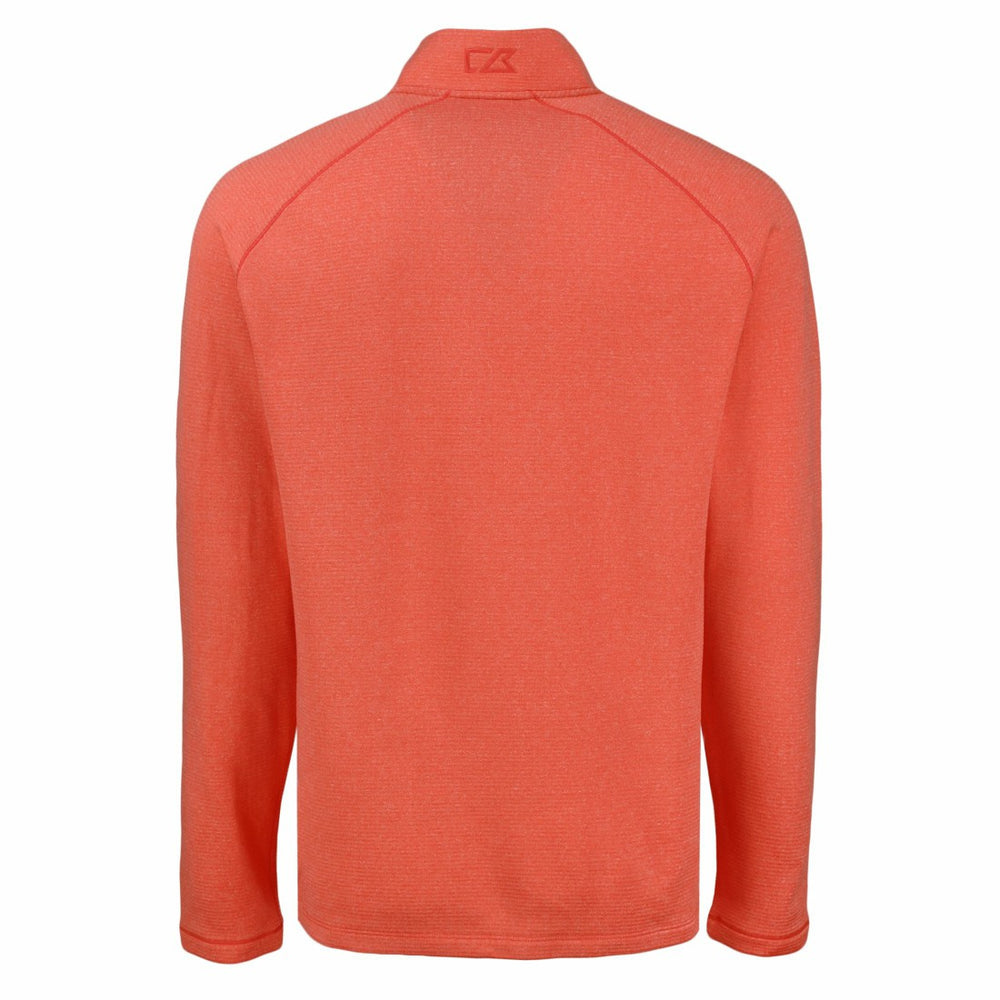 Denver Broncos Cutter & Buck Peshastin Eco Fleece Tri-Blend Raglan Recycled Quarter-Zip Jacket | NFL Outlet