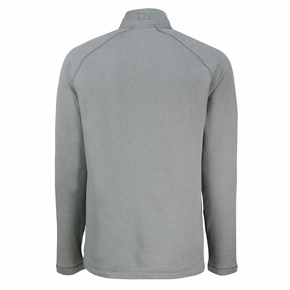 Denver Broncos Cutter & Buck Peshastin Eco Fleece Tri-Blend Raglan Recycled Quarter-Zip Jacket | NFL US
