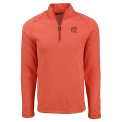 Cincinnati Bengals Cutter & Buck Peshastin Eco Fleece Tri-Blend Raglan Recycled Quarter-Zip Jacket | NFL Outlet