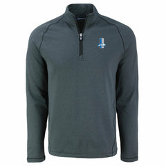 Detroit Lions Cutter & Buck Peshastin Eco Fleece Tri-Blend Raglan Recycled Quarter-Zip Jacket | NFL Online