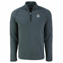 Green Bay Packers Cutter & Buck Peshastin Eco Fleece Tri-Blend Raglan Recycled Quarter-Zip Jacket | NFL Online